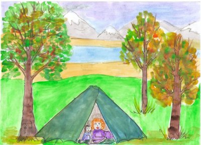 Рисунок на тему природа родного края