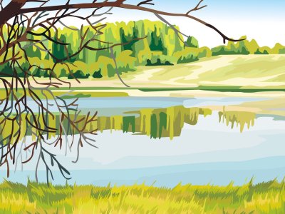 Природа рисунок