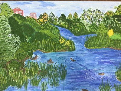 Родные пейзажи рисунки на конкурс по экологии