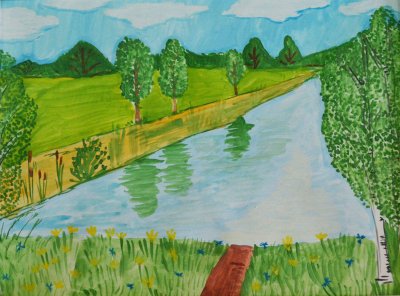 Рисунок на тему родной край