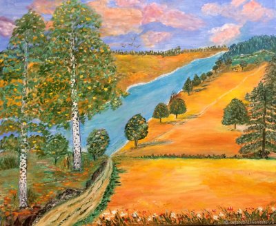 Родные просторы пейзаж