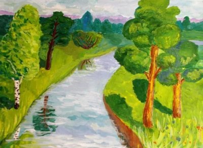 Пейзаж рисунок