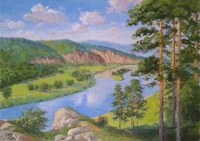 Пейзажи Урала живопись