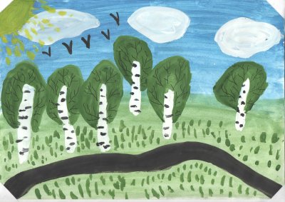 Родной край рисунок