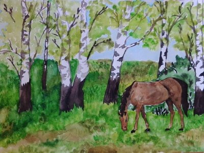 Природа родного края рисунок
