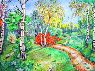 Природа рисунок