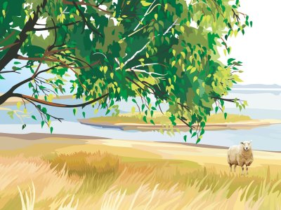 Мультяшная природа