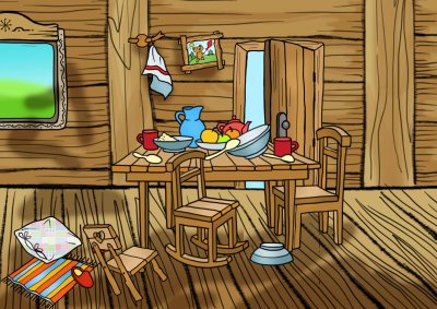 Мультяшные избушки