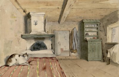 Интерьер избы