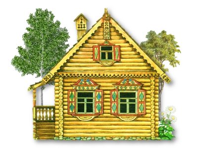 Изба рисунок