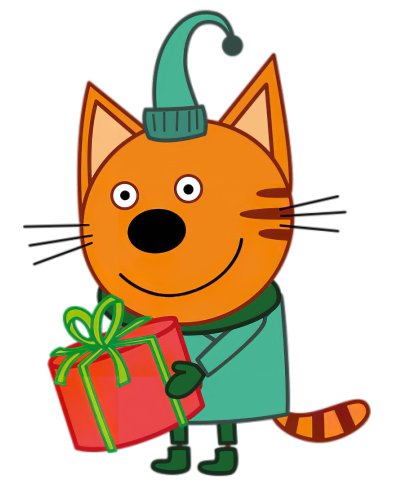 Герои мультфильма три кота