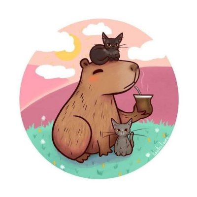 Капибара рисунок