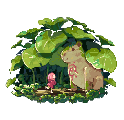 Капибара арт