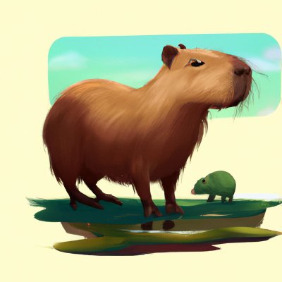 Капибара Минимализм