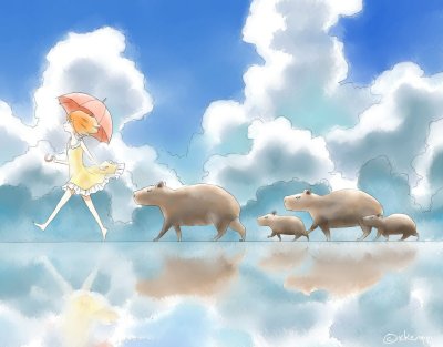 Капибара anime