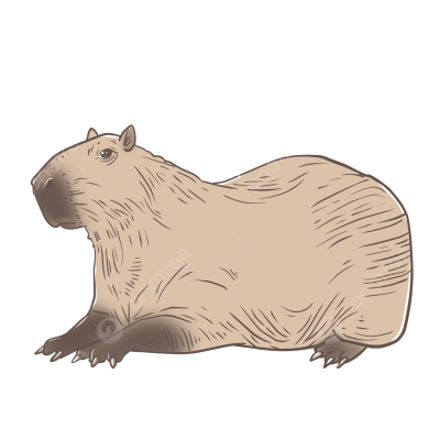 Капибара вектор