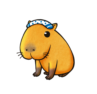 Капибара рисуночек