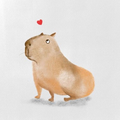 Капибара нейросеть midjorney