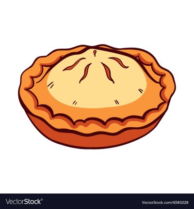 Пирожок мультяшный