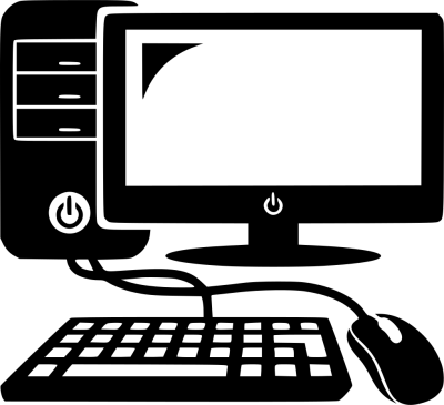 Векторное изображение компьютера