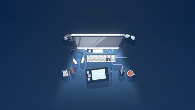 Креативный рабочий стол