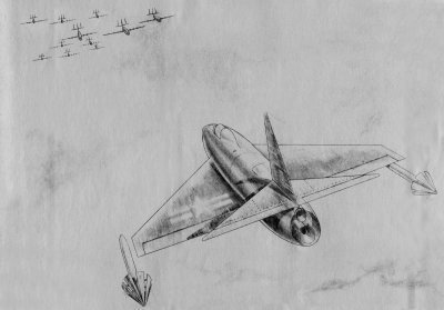 Самолет карандашом