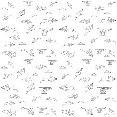 Бумажные самолетики паттерн