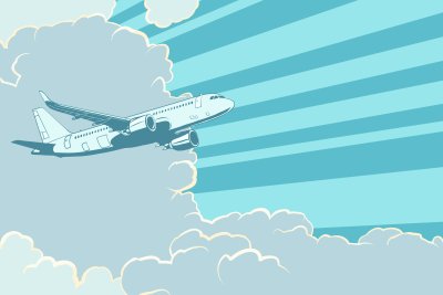 Самолет вектор