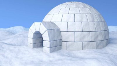 Аляска Эскимосы иглу