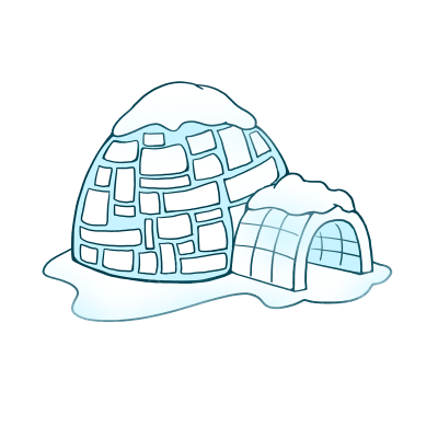 Иглу картинка для детей