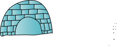 Иглу рисунок для детей