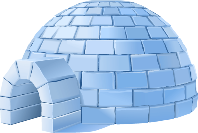 Домик из льдин