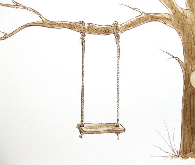 Качели на дереве