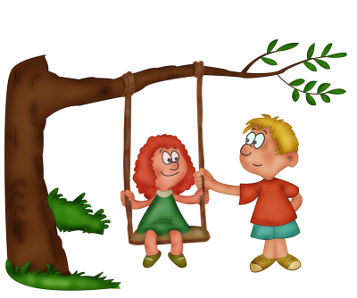 Рисунки качелей для детей