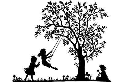 Силуэтные рисунки