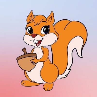 Белка рисунок