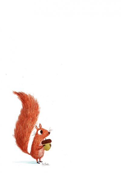 Белочка рисунок для детей