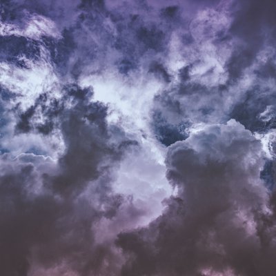 Сиреневые облака