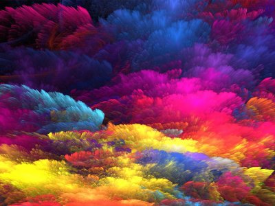 Яркие краски