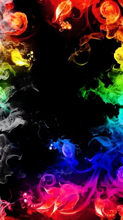 Разноцветный дым