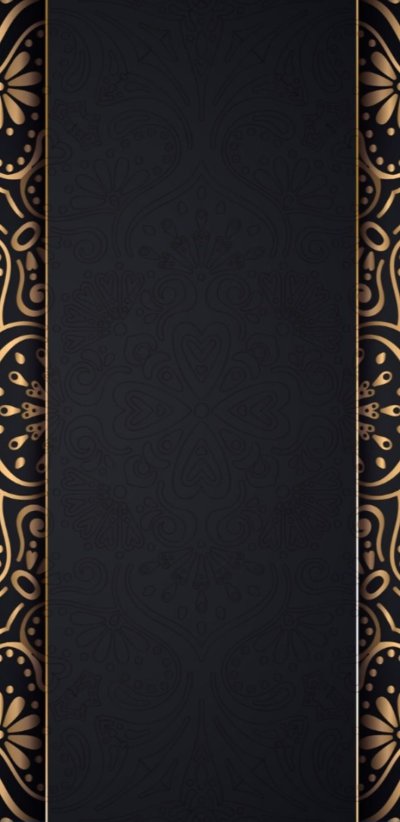 Черный с золотом