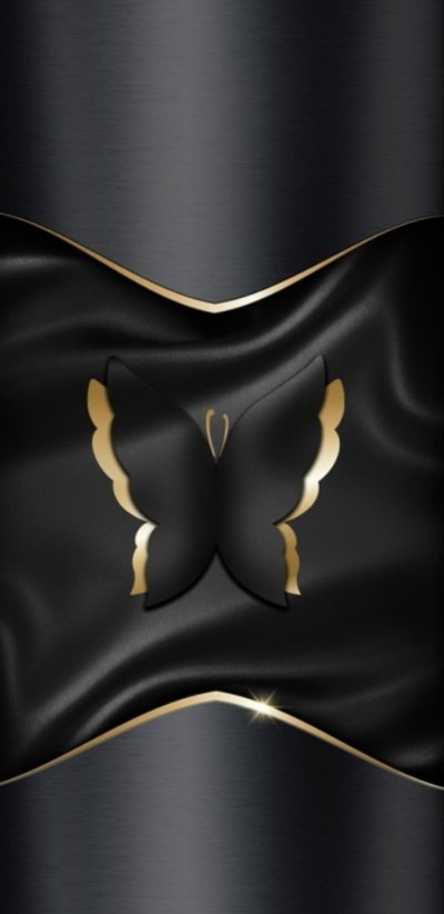 Черно золотые обои