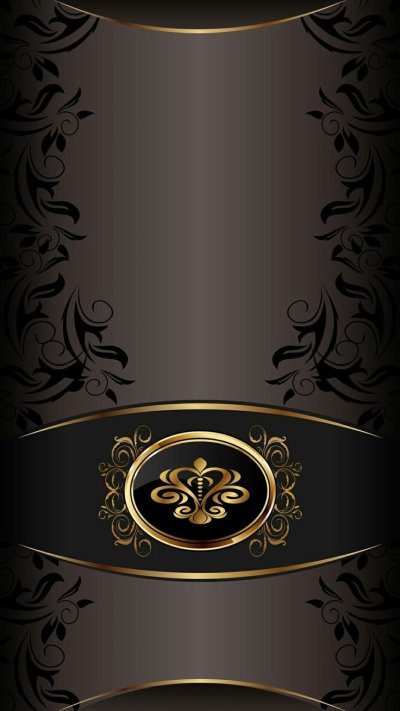 Черно золотой