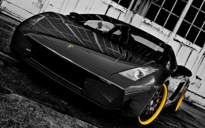 Lamborghini Gallardo черная