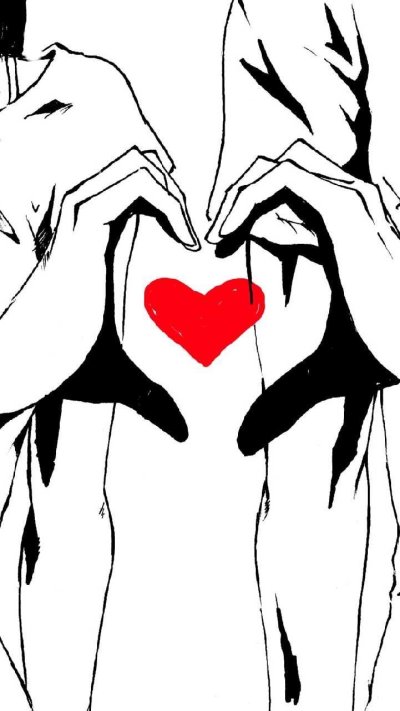Любовь сердце аниме