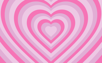 Розовое сердце