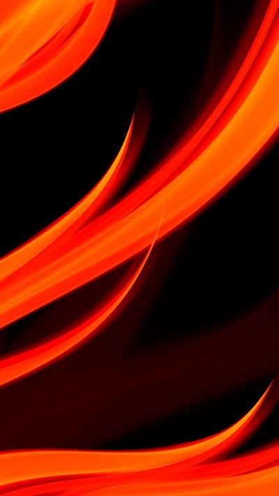Черно оранжевые обои на телефон
