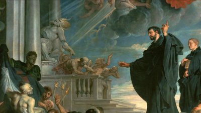 Чудо Святого Франциска Ксаверия Пуссен