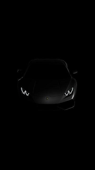Lamborghini Huracan в темноте