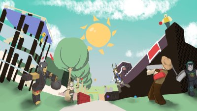 Задний фон РОБЛОКС